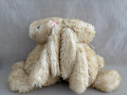 JC Springlowe Luxe Bunny – Off-White | 51cm Tall / 38cm Sitting Height | Includes a Large Blue Dust Bag