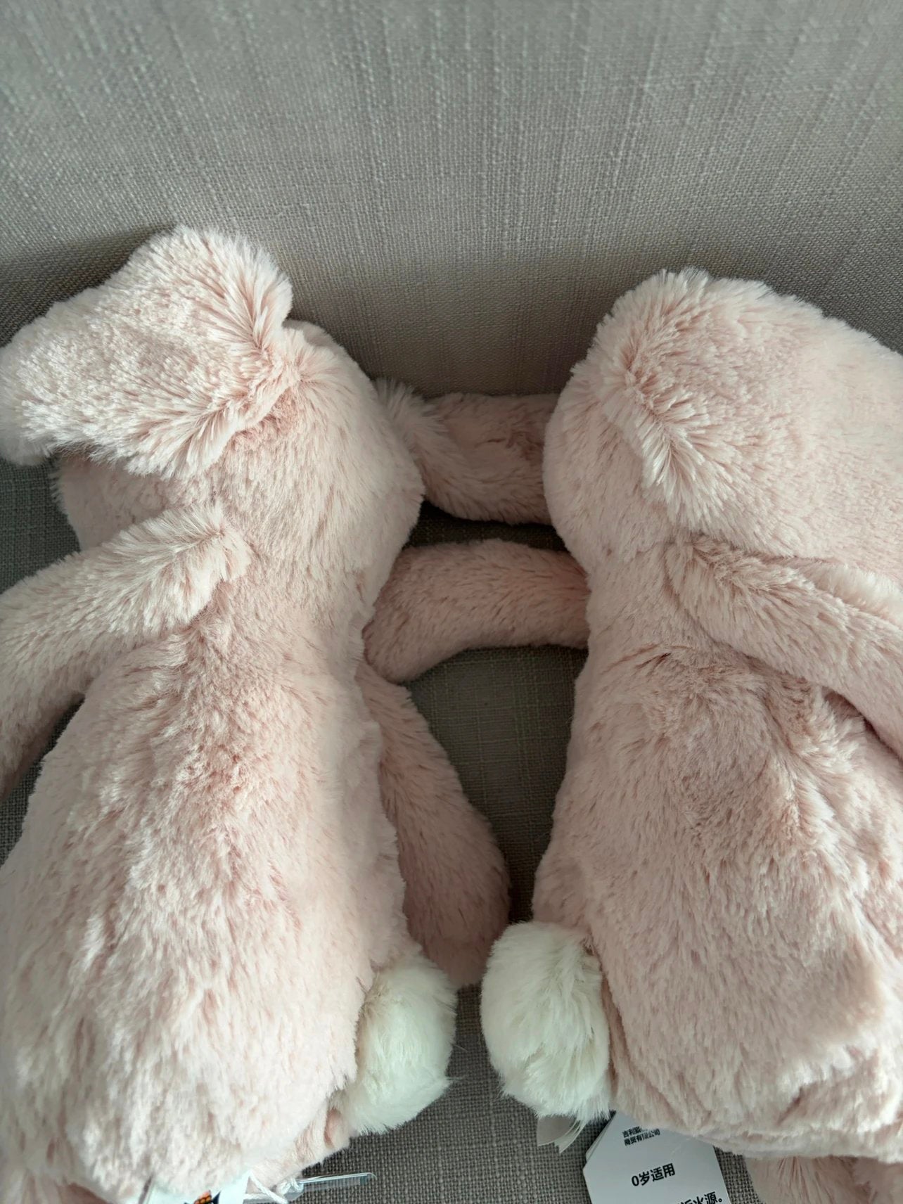 JC Easter Series, Cherry Blossom Pink, White, Floral Bonnie Rabbit, Medium, 31cm